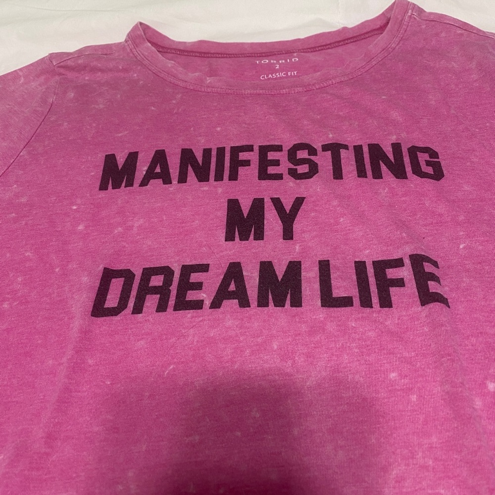 Pink Torrid graphic Tshirt